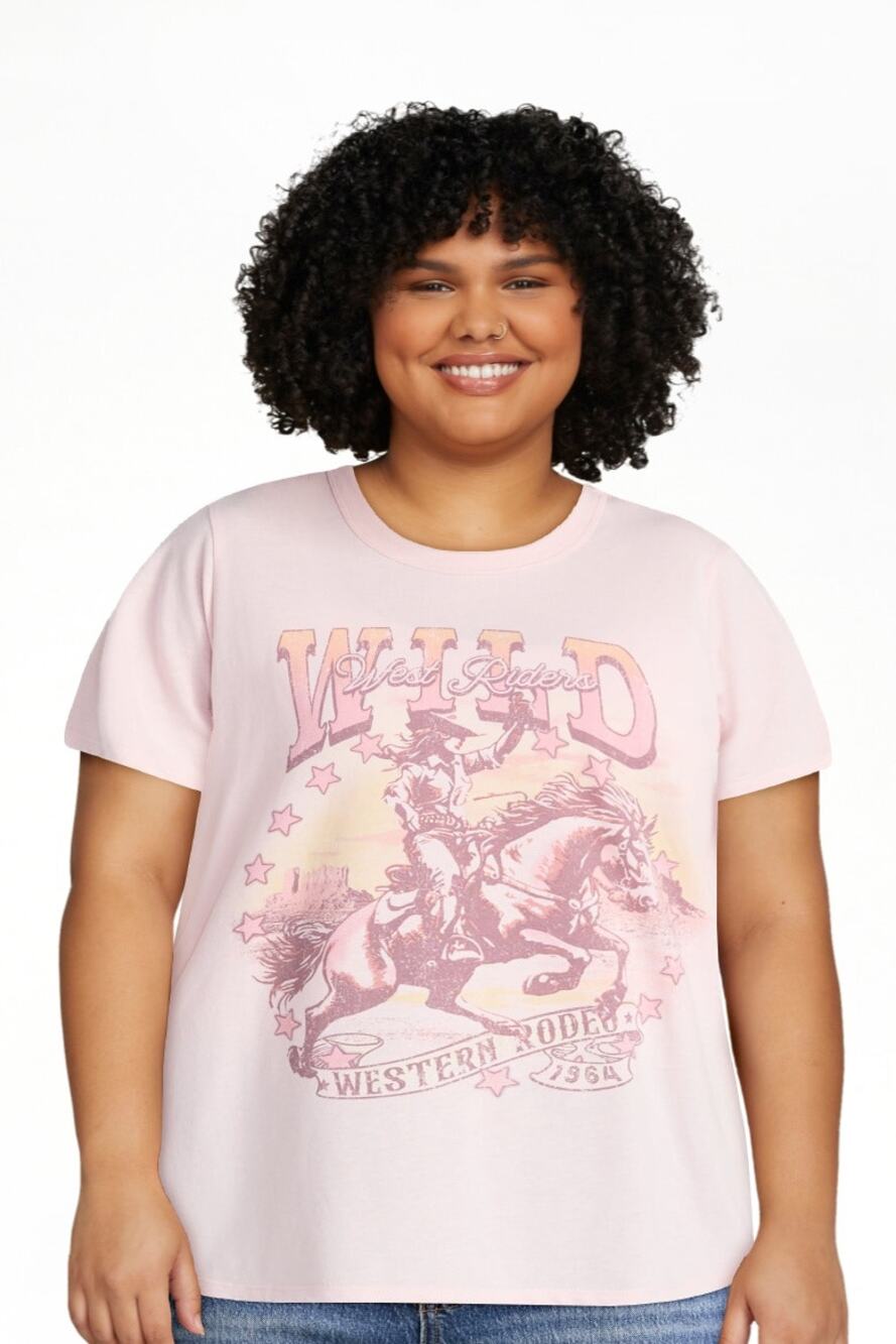 DOE Wild West Riders Graphic Tee with Short Sleeves XXL